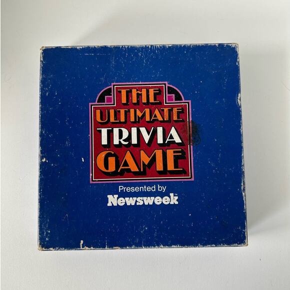 Vintage The Ultimate Trivia Game by Newsweek Premium Edition, 1984 - Picture 1 of 8
